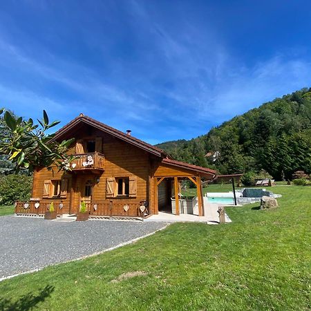 Gite Chalet Avec Bain Nordique Et Piscine 11 Pers Hautes Vosges Plainfaing Exterior foto