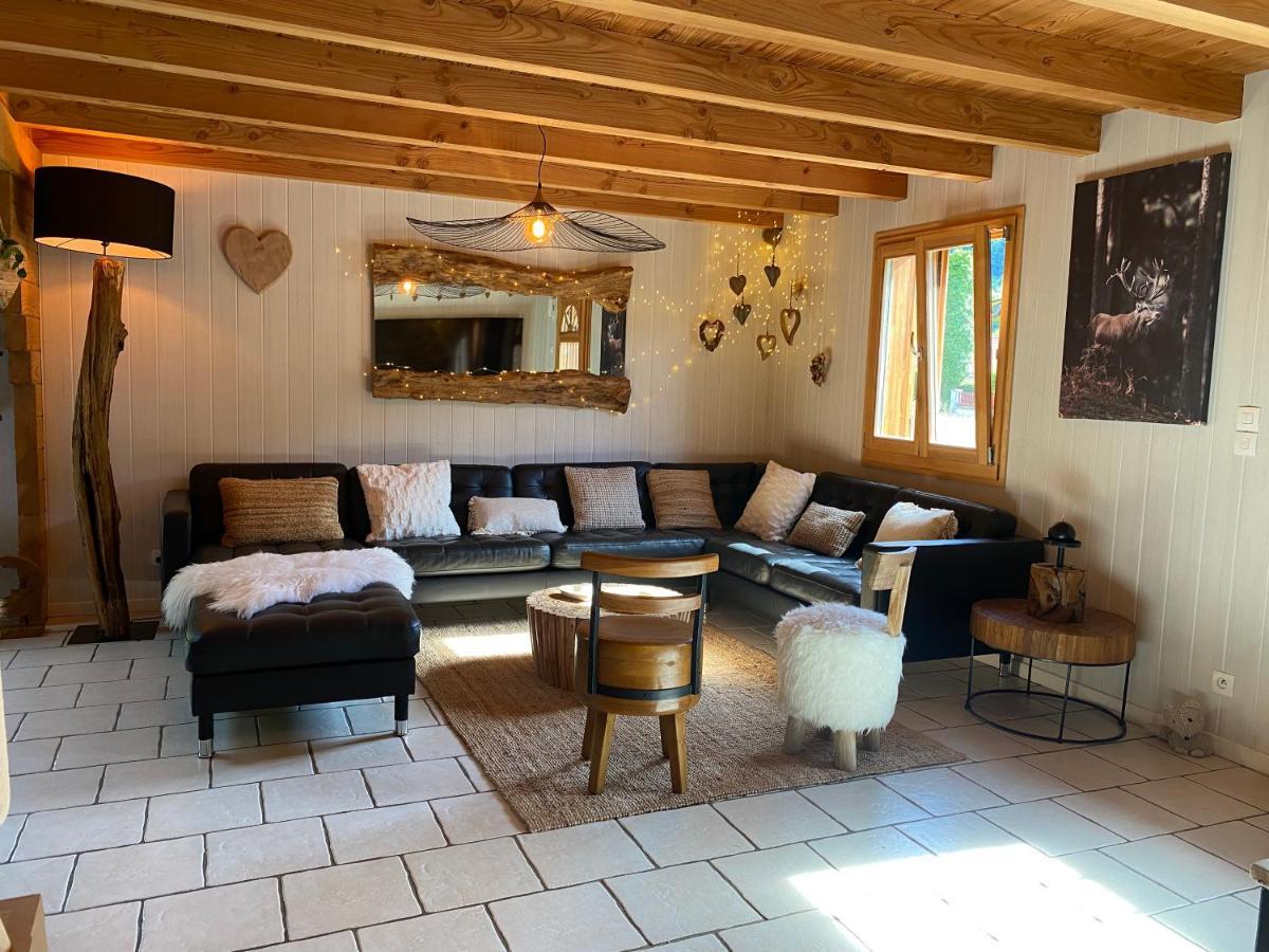 Gite Chalet Avec Bain Nordique Et Piscine 11 Pers Hautes Vosges Plainfaing Exterior foto