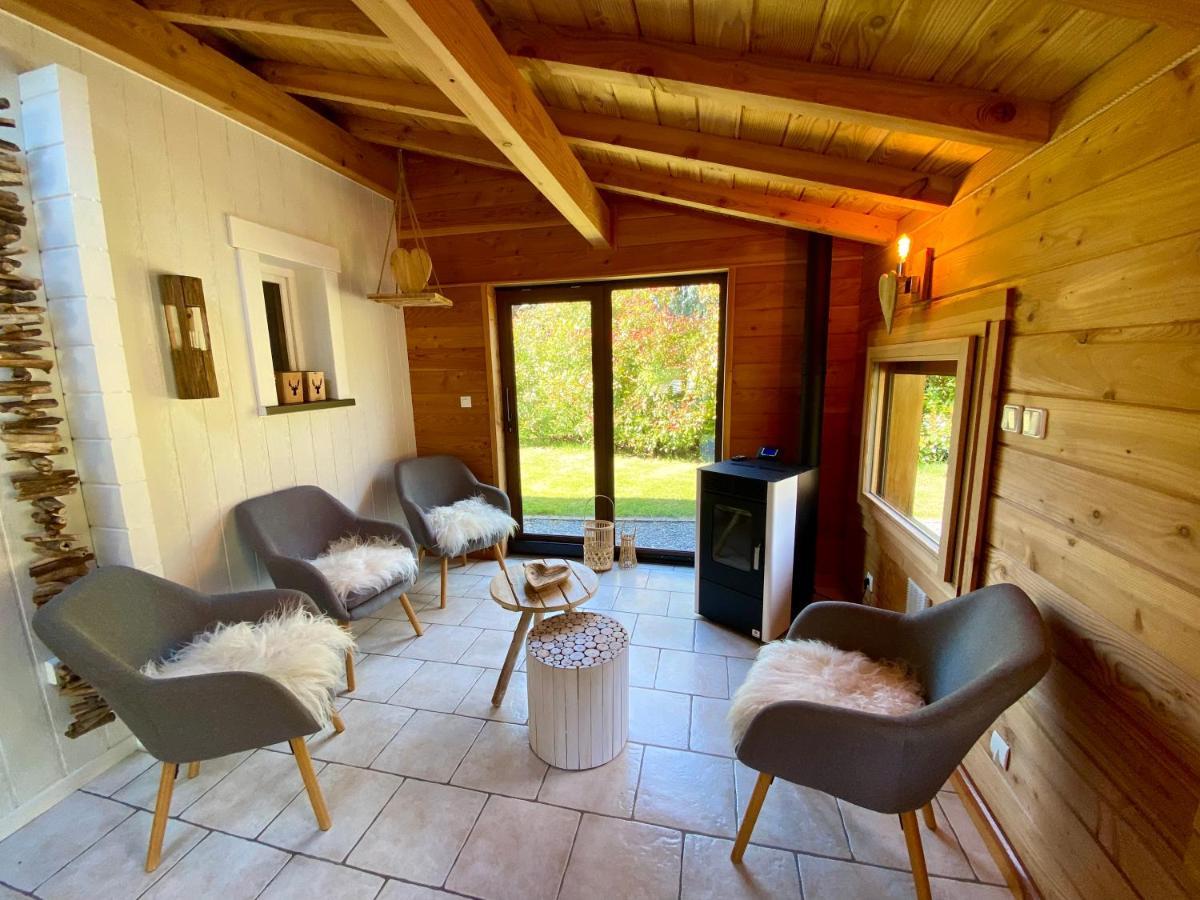 Gite Chalet Avec Bain Nordique Et Piscine 11 Pers Hautes Vosges Plainfaing Exterior foto