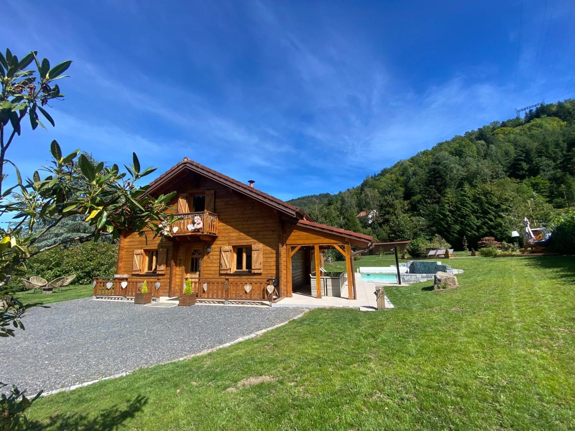 Gite Chalet Avec Bain Nordique Et Piscine 11 Pers Hautes Vosges Plainfaing Exterior foto